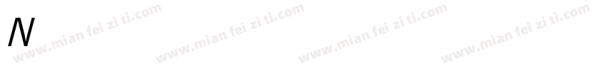 NewsGothic Italic字体转换